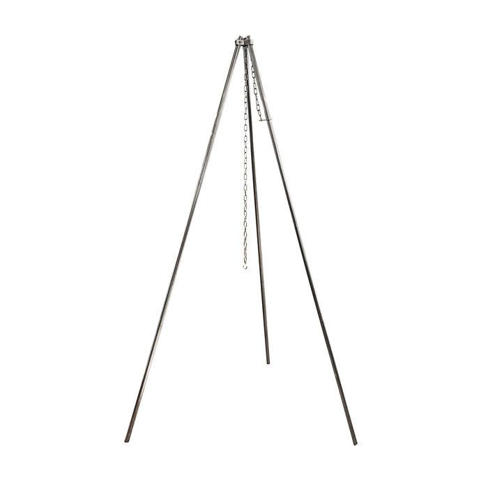 Red Roads Fire - Collapsible Cooking Tripod - Stainless Steel