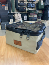 Red Roads Canvas - Clear Top Cargo Drawer Bag "Min Min" - Made in Australia