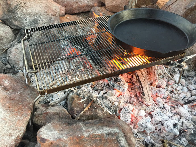 Red Roads Fire - Stainless Steel Folding CampWell Grill