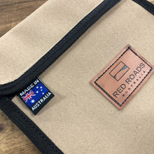 Red Roads Canvas - Goog Pouch for Hillybilly Egg Poachers - Made in Australia