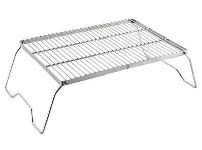Red Roads Fire - Stainless Steel Folding CampWell Grill
