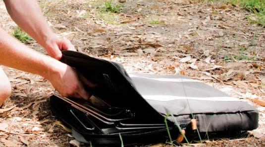 Red Roads Canvas - Blaze-n-BBQ Fire Pit Carry Bag - Made in Australia